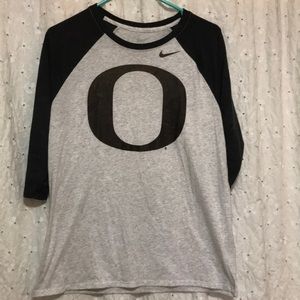 Oregon Nike baseball sleeve T